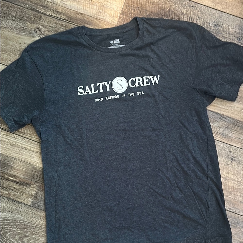 Salty Crew Men's Charcoal Tee